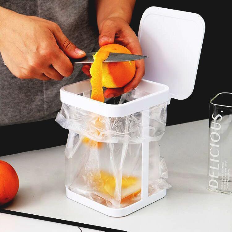 分別ゴミ袋ホルダー ルーチェ ホワイト ゴミ箱 スリム おしゃれ フタ ふた付き キッチン キッチン収納 縦型 便利 インテリア雑貨 分別 北欧&star;&starf;
